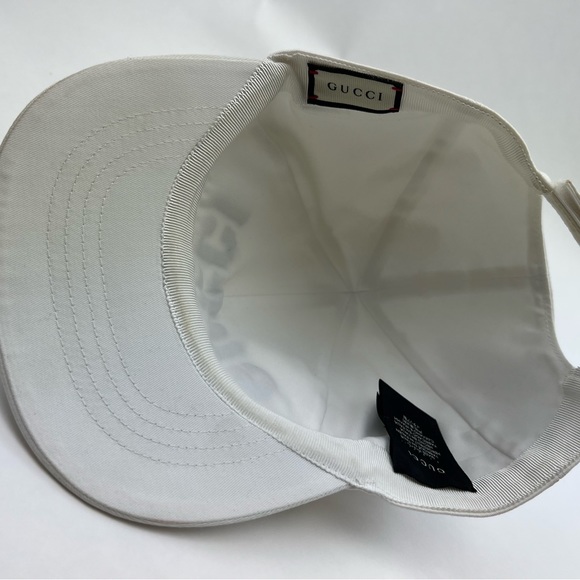 Gucci Hat/Cap White Size XL/59cm - Picture 7 of 13